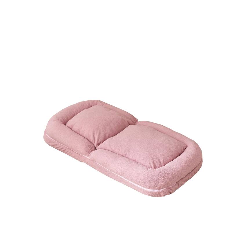 Triple Fold Sofa Bed Bean Bag Sofa Lazy Sofa with Adjustable Backrest for Living Room Bedroom