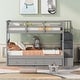 preview thumbnail 8 of 17, Merax Stairway Twin over Twin Bunk Bed with 3 Drawers