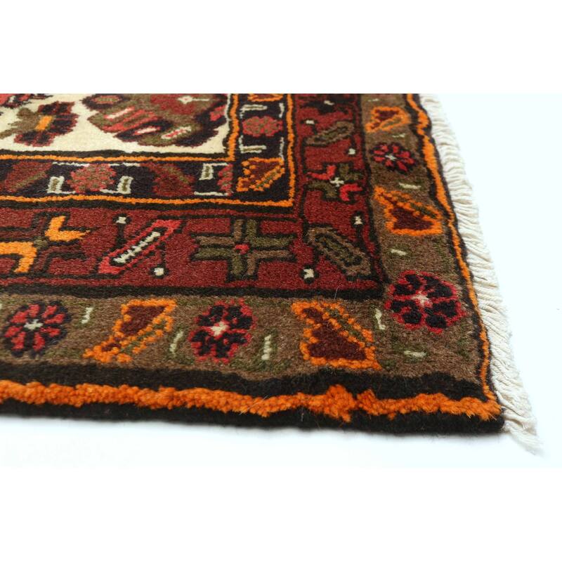 ECARPETGALLERY Hand-knotted Andelz Red Wool Rug - 3'2 x 5'0