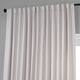 Exclusive Fabrics Faux Linen Extra Wide Room Darkening Curtain Panel
