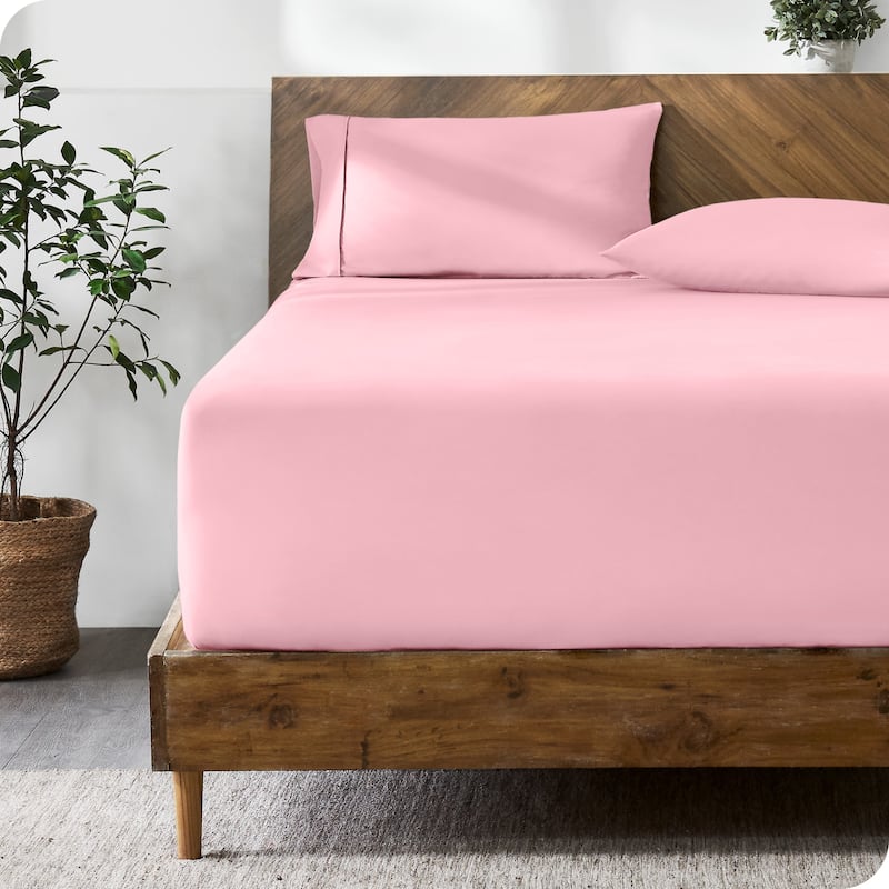 Bare Home Ultra-Soft Microfiber 24 Inch Extra Deep Pocket Fitted Sheet