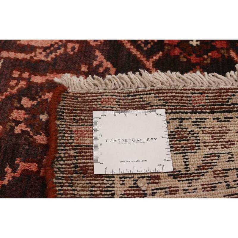 ECARPETGALLERY Hand-knotted Andelz Red Wool Rug - 3'8 x 9'11