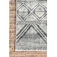preview thumbnail 21 of 20, Nuloom Transitional Saha Tribal Geo Striped Area Rug