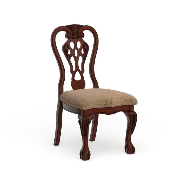 Harper Traditional Cherry Wood Dining Chairs (Set of 2) by Harper Traditional Cherry Wood Dining Chairs (Set of 2) by