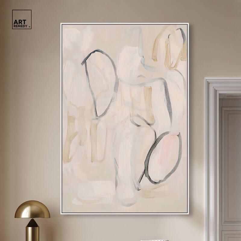 Faded Outlines II Canvas by Art Remedy