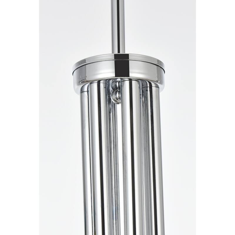 Elegant Lighting LD722D36 Layne 6 Light 36" Wide Taper Candle Style