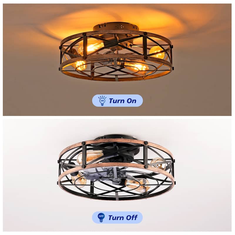 Smart 19" Ceiling Fan with Remote