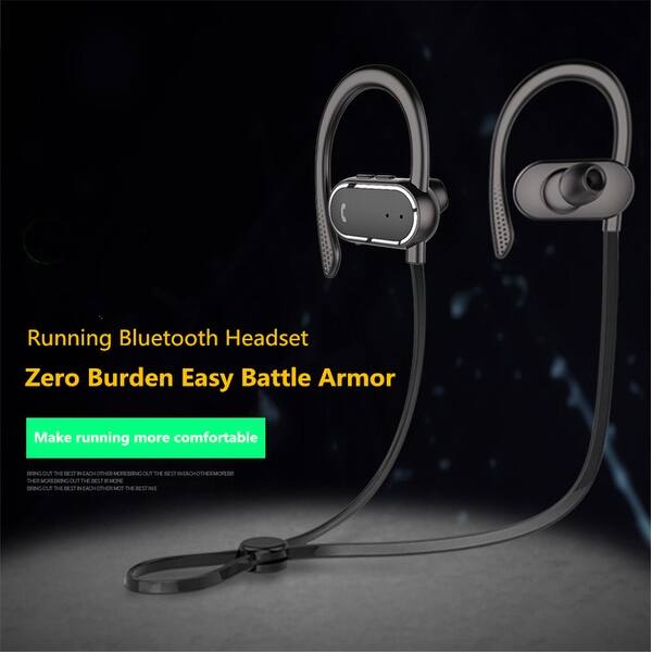 Shop Bluetooth Headphones Wireless Sports Earphones Gym Headset