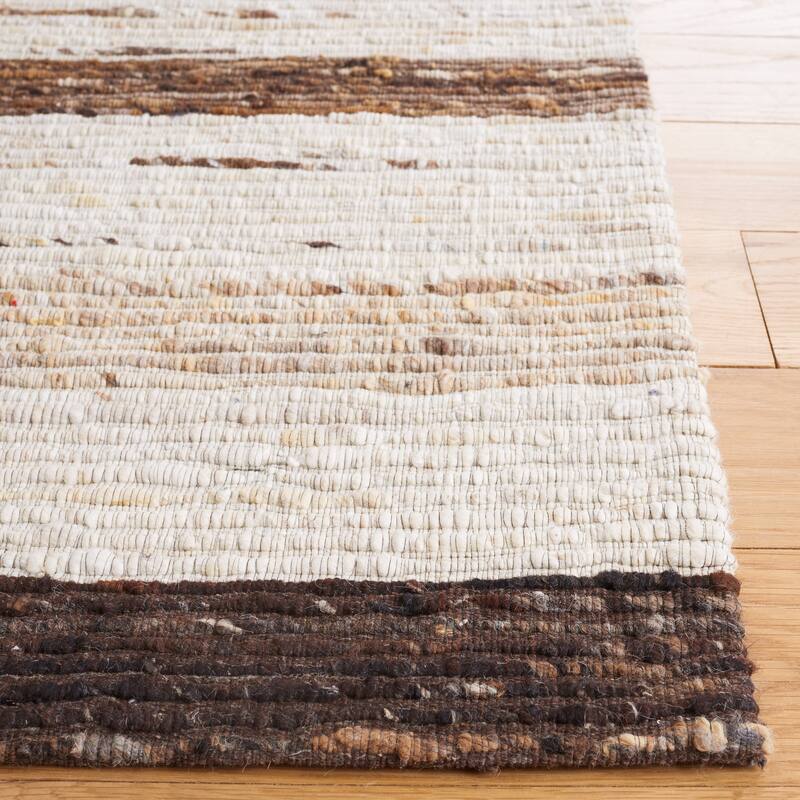 SAFAVIEH Handmade Marbella Admira Stripe Wool Rug