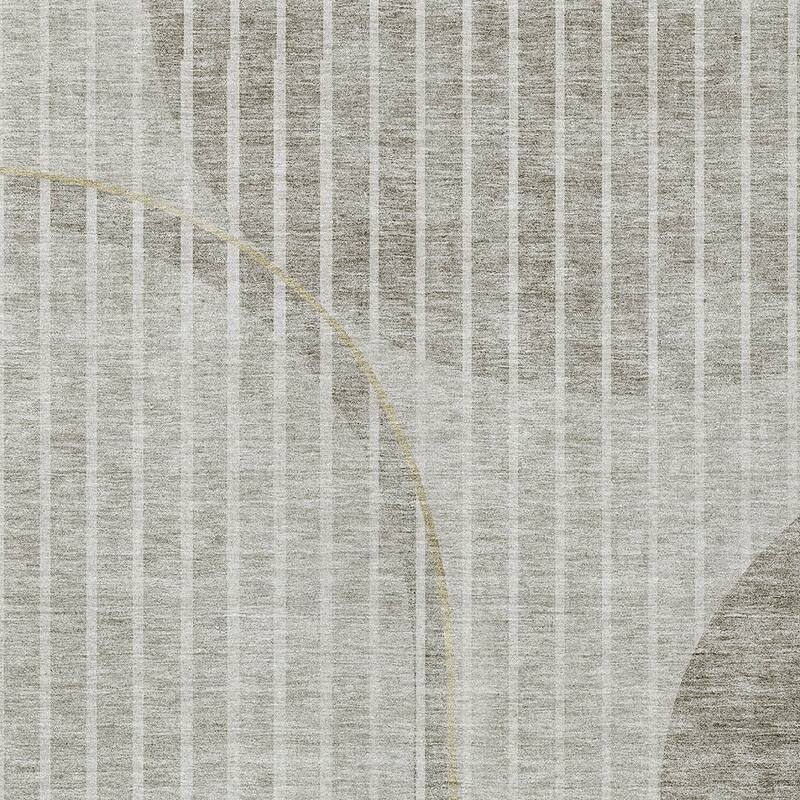 HomeRoots Striped Transitional Rectangle Outdoor Rug