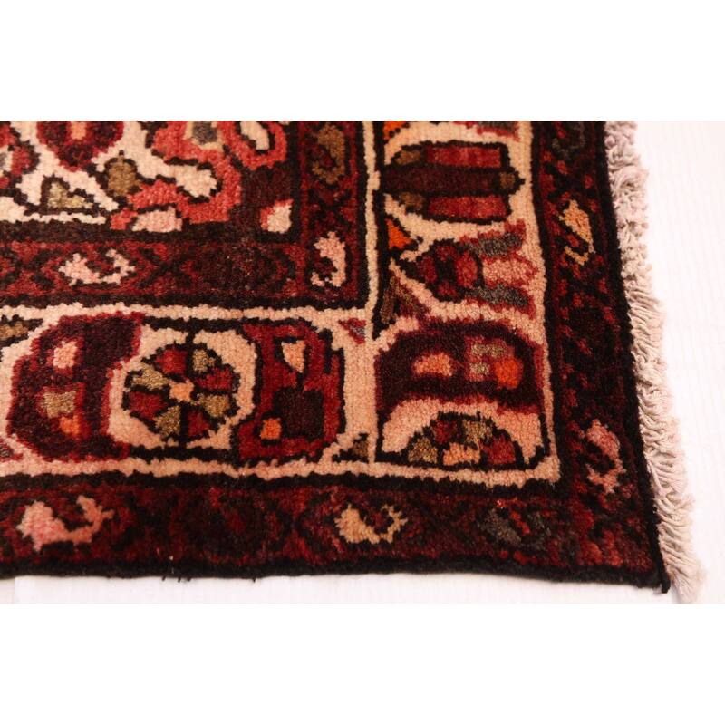 ECARPETGALLERY Hand-knotted Andelz Red Wool Rug - 3'4 x 10'1