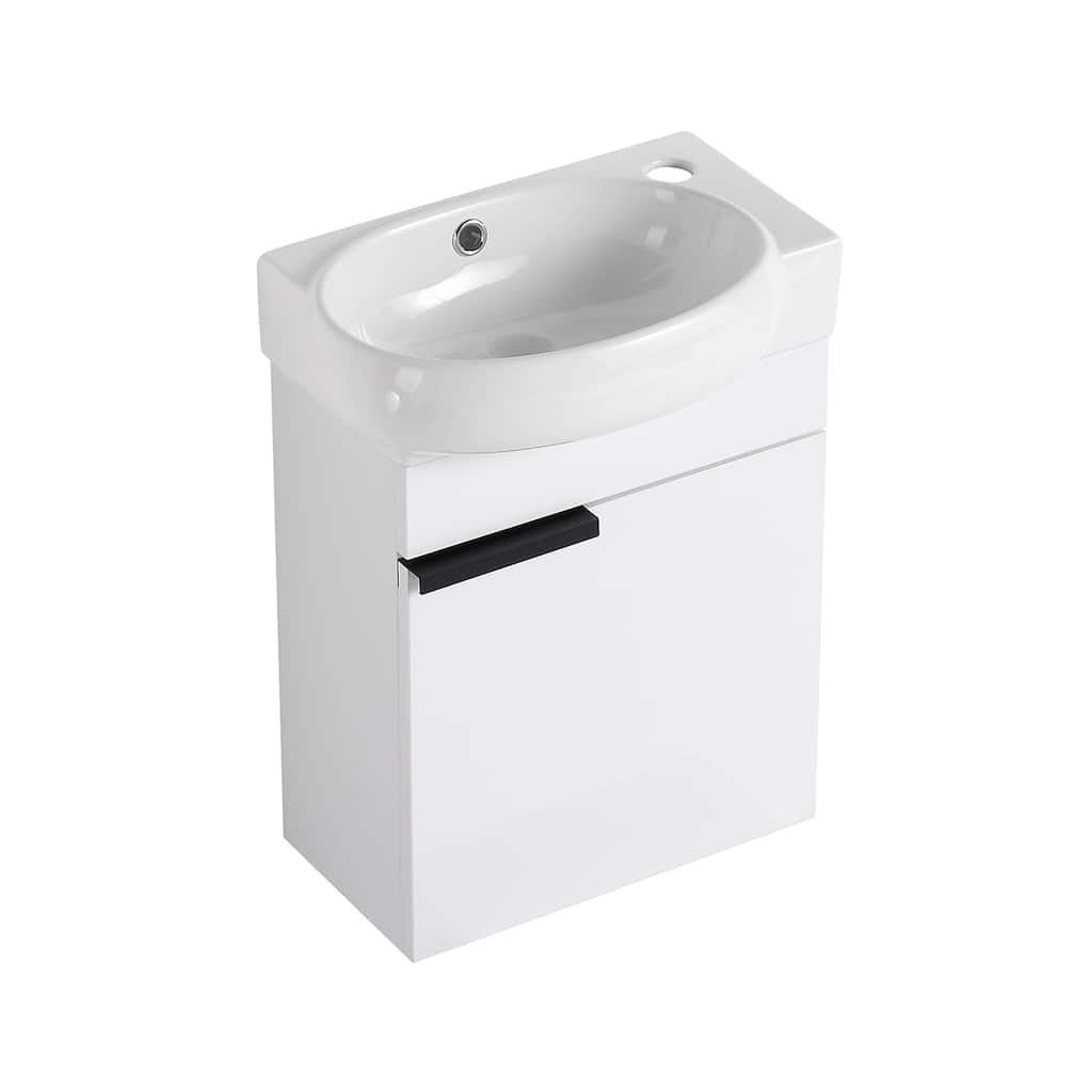 Topcraft 22-inch Wall Mount Bathroom Vanity with Sink