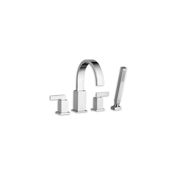 American Standard 7184 901 Times Square Deck Mounted Roman Tub American Standard 7184 901 Times Square Deck Mounted Roman Tub Faucet With Metal Lever Handles And Built