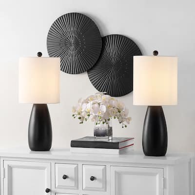 SAFAVIEH Lighting Arlia Modern 24-inch LED Table Lamp (Set of 2) - 10" W x 10" L x 24" H