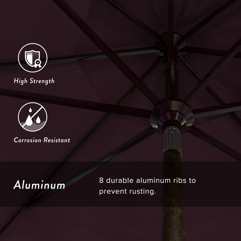 North Bend 11-foot Crank Open Bronze Umbrella by Havenside Home