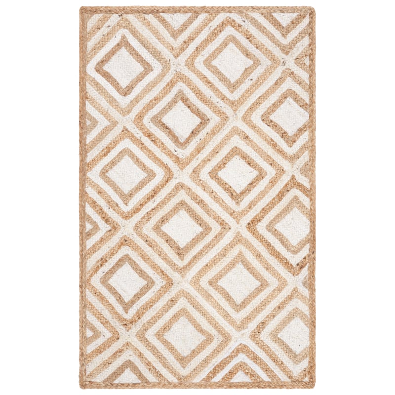 SAFAVIEH Handmade Cape Cod Alzira Coastal Jute Rug