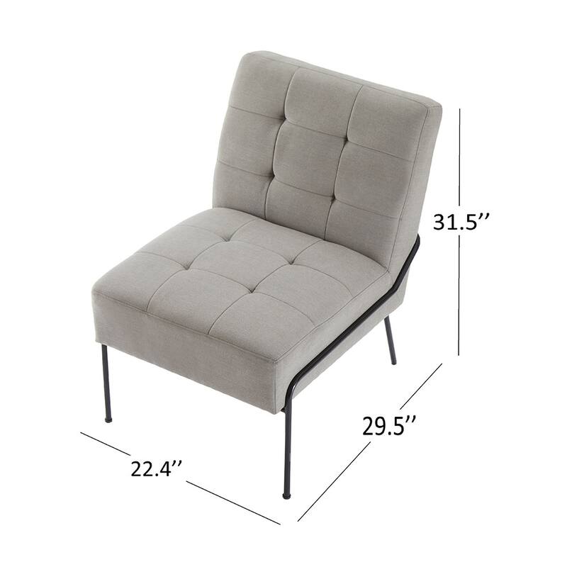 Carbon Loft Hofstetler Armless Accent Chair