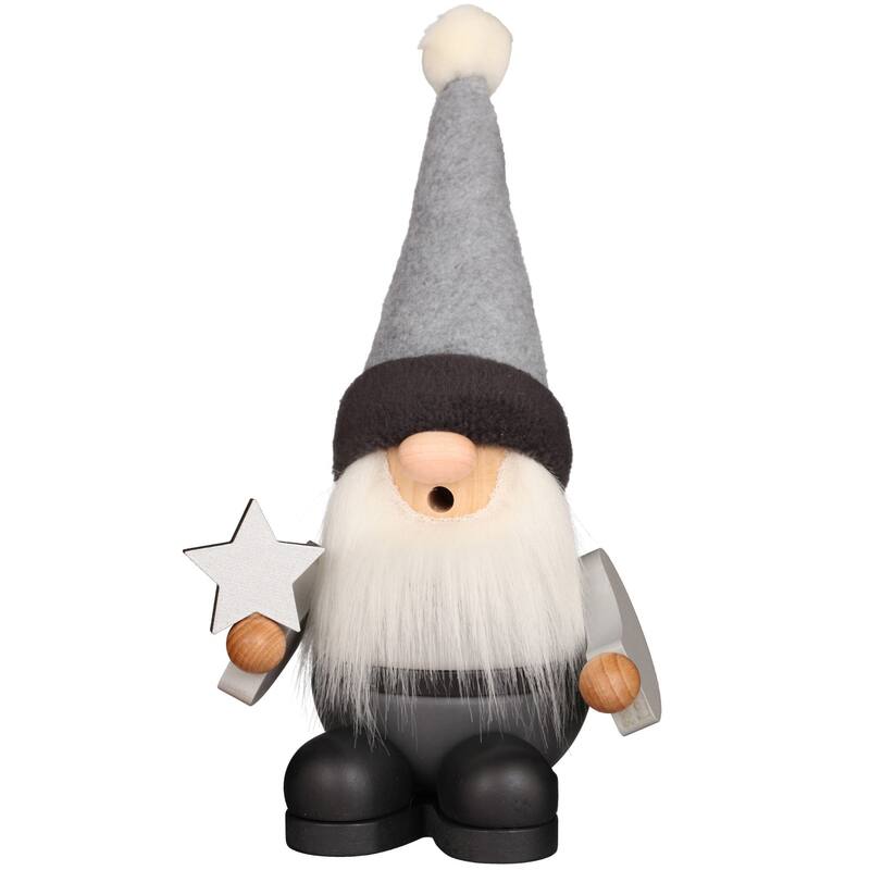 9.75” Christian Ulbricht Ball Dwarf Christmas Smoker Figurine