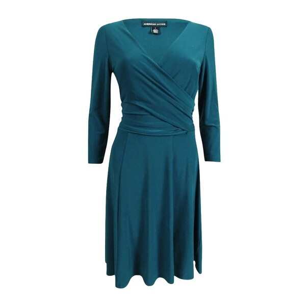 American Living Women's Ruched Jersey Dress