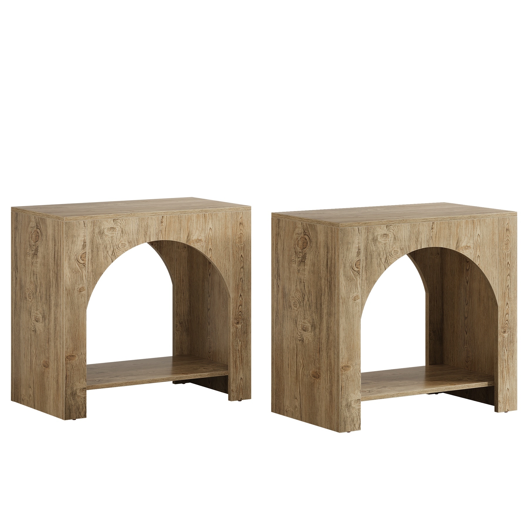 Farmhouse Night Stand Bedside Table for Bedroom Home Living Room