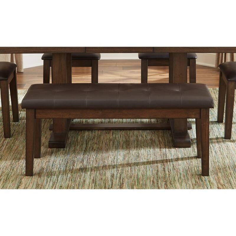 Transitional Dining Furniture 1pc Wooden Bench