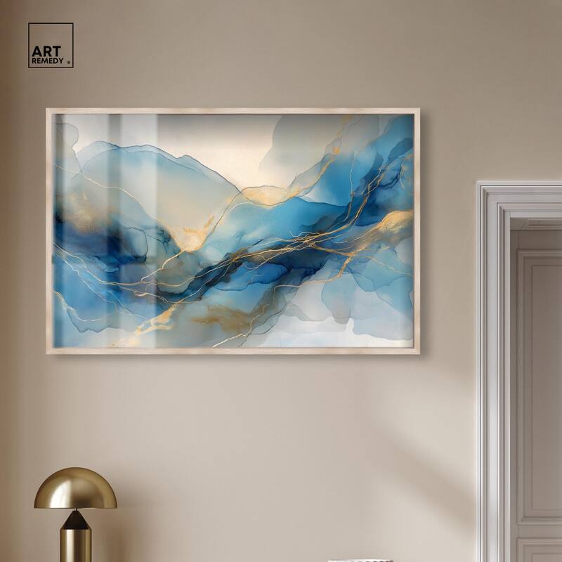 Postmodern Flow II Shadowbox by Art Remedy