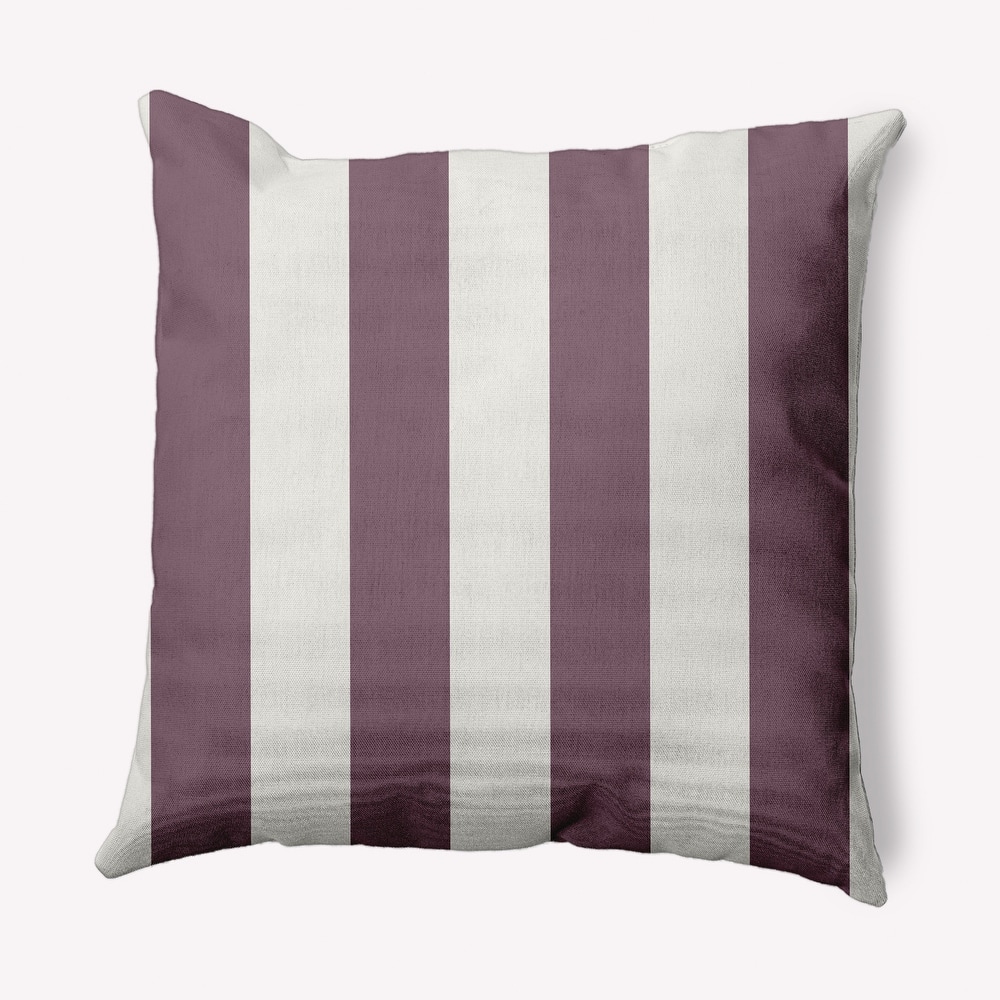 Graduated Stripe Nautical Indoor/Outdoor Throw Pillow