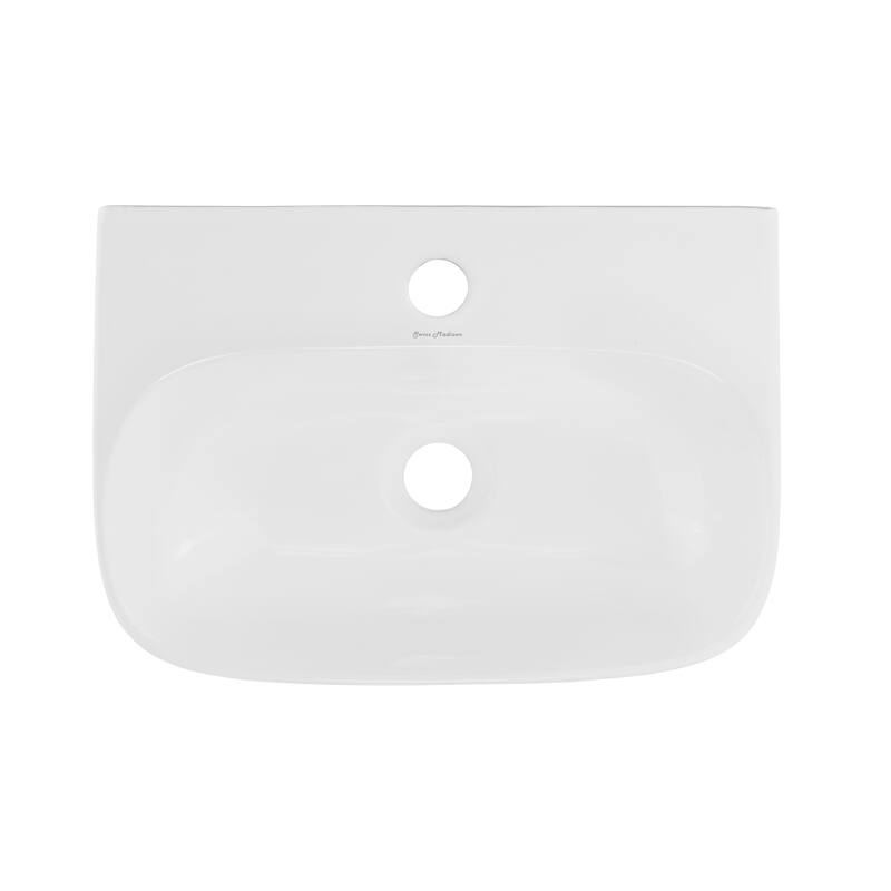 Angers Wall Hung Sink - 16.55" x 11.6" 4.9"