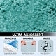 preview thumbnail 69 of 134, Deconovo Chenille Bath Rugs - Thick Plush Microfiber, Non-Slip Washable Bathroom Mats