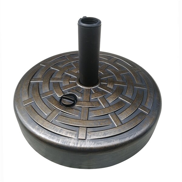 plastic patio umbrella base