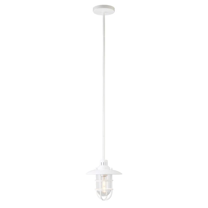 Bay 8.25" Wide Lantern Pendant with Glass/Metal Shade