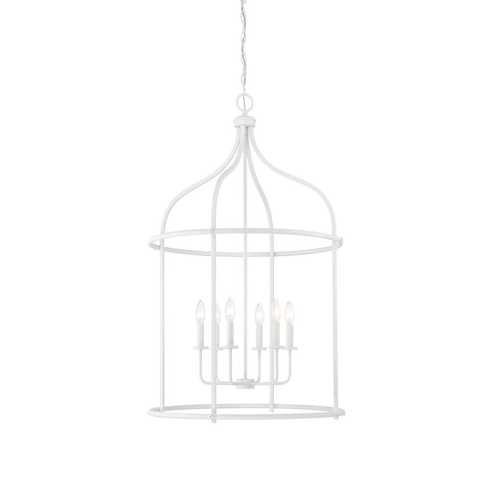 Savoy House 3-7388-6 Brookstone 6 Light 26" Wide Taper Candle Pendant