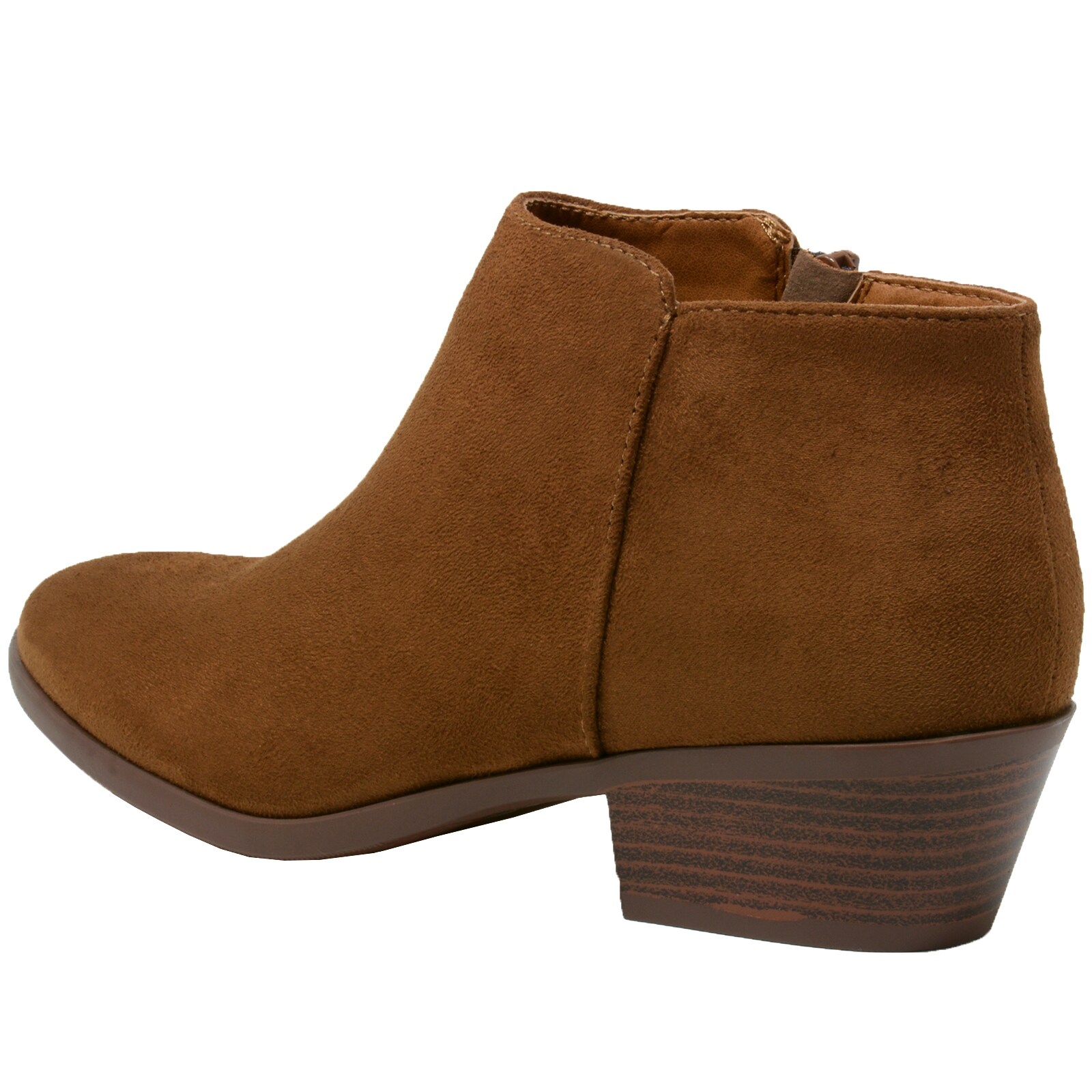 round toe booties womens