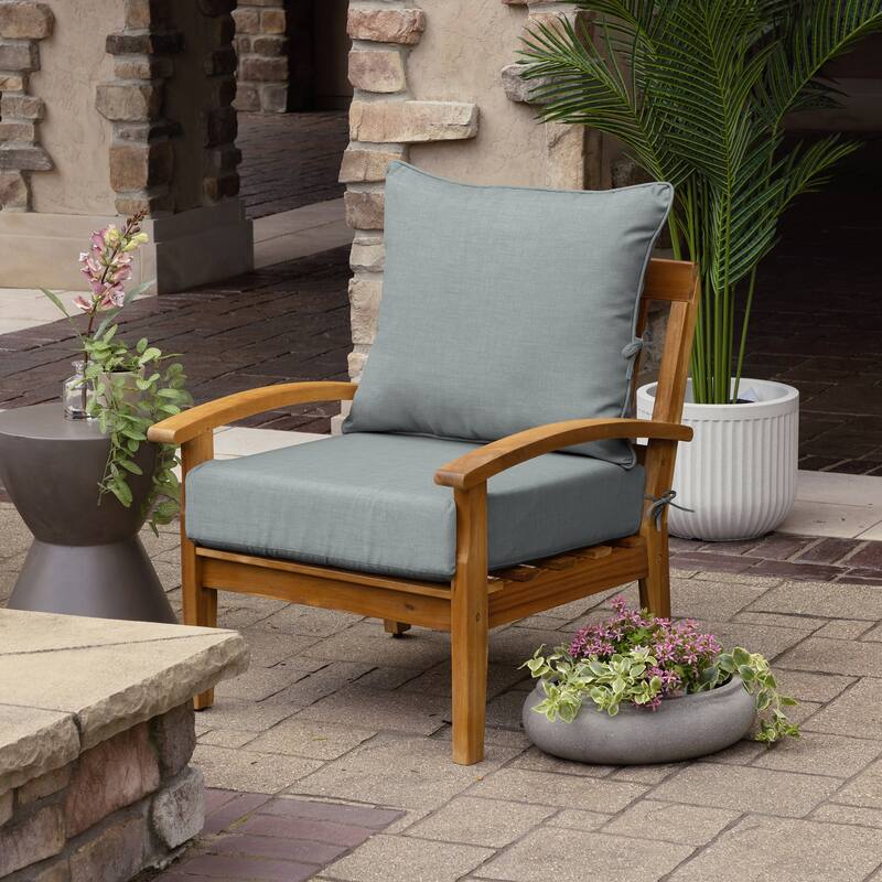 ARDEN Foam Outdoor Deep Seat Cushion Set, 24 x 24