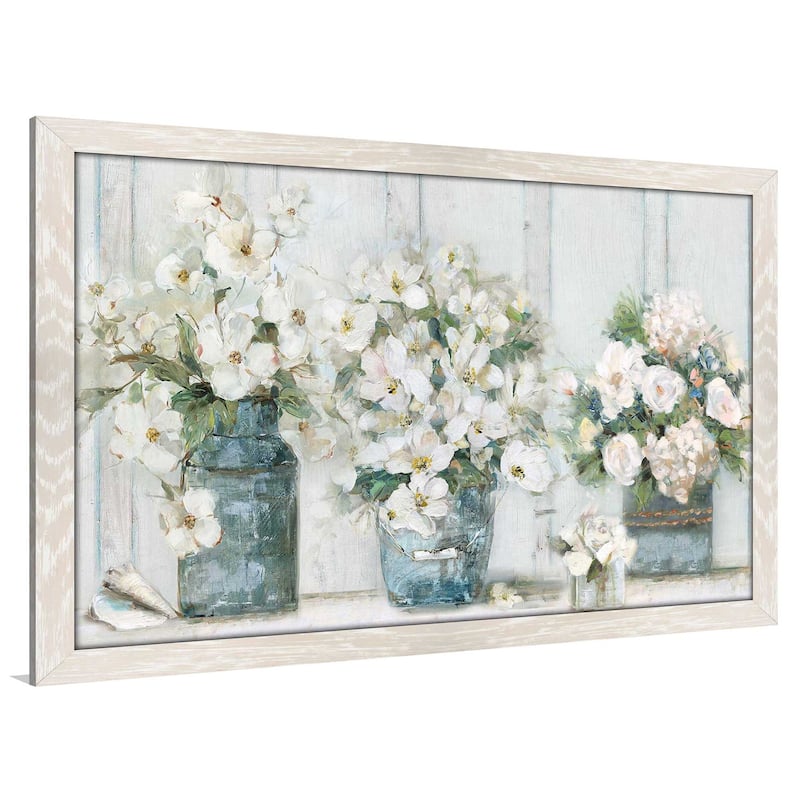"Cottage Mantle" by Sally Swatland Print on Acrylic