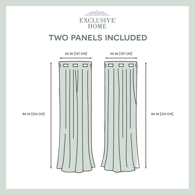 Copper Grove Chirpan Striped Sheer Grommet Top Curtain Panel Pair