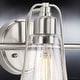 preview thumbnail 5 of 4, Luxury Coastal Bath Light, 8.25"H x 24"W, with Nautical Style, Brushed Nickel, BWP4072 by Urban Ambiance - 24