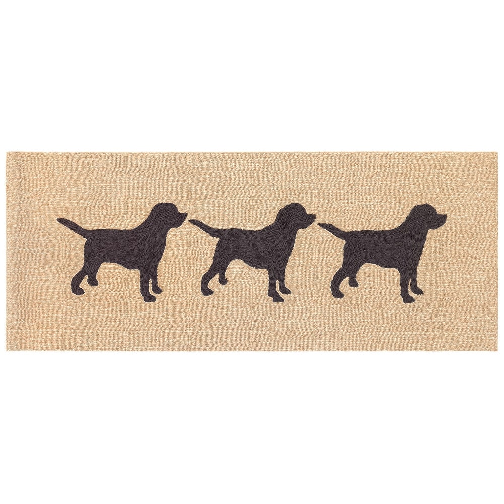 Liora Manne Frontporch Doggies Indoor/Outdoor Rug