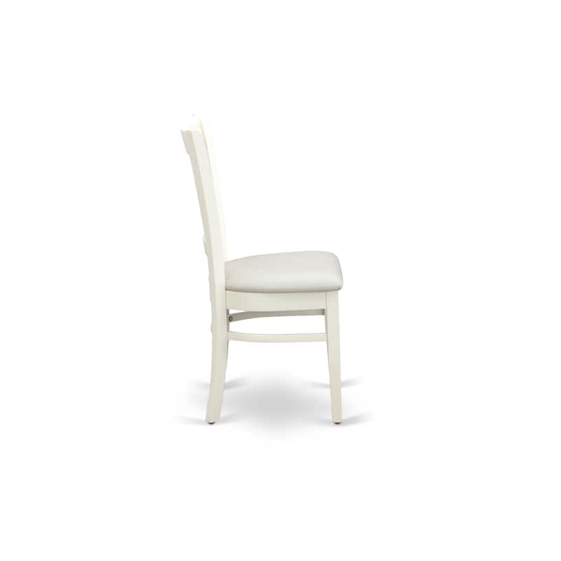 East West Furniture Vancouver Dining Room Chairs - Dining Chairs, Set of 2,(Finish & Seat Type Options)