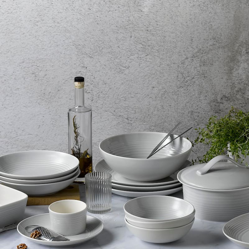 Royal Doulton Exclusively for Gordon Ramsay Maze Light Grey 12-Piece Set