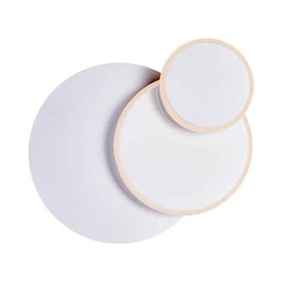 Private I LED Sconce With Matte White Finish - Matte White