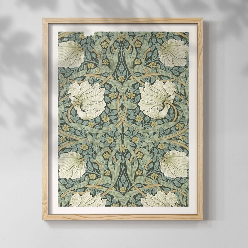 Vintage Abstract Print XXVIII -Framed Print - 11x14 - Natural
