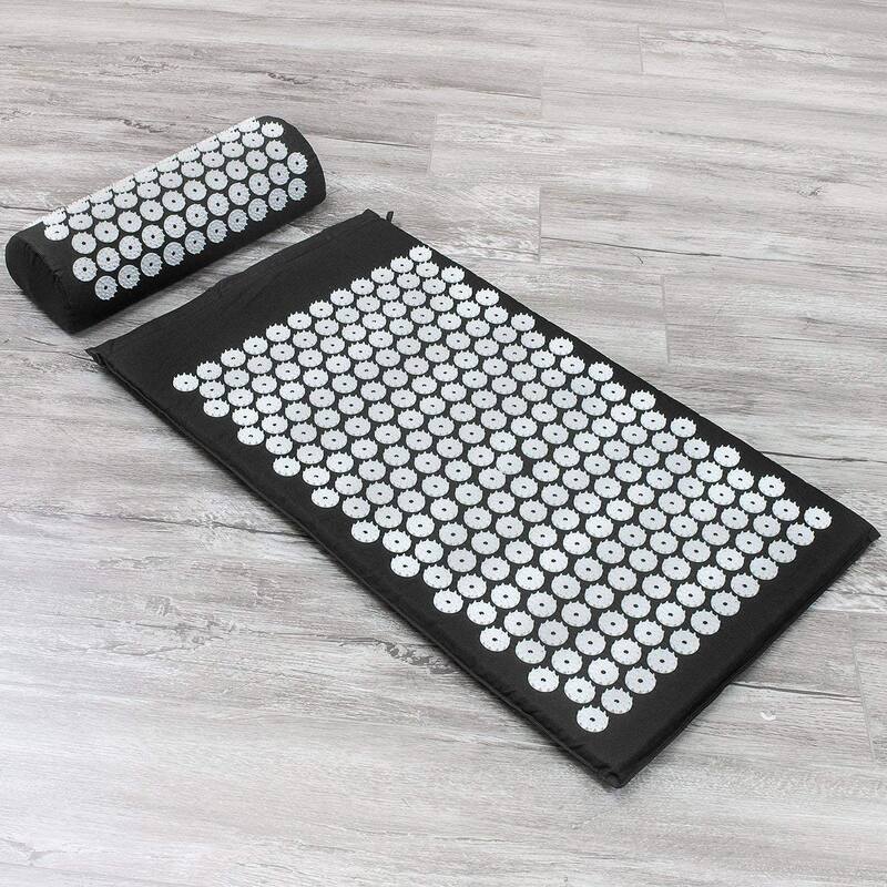 Sivan Health And Fitness Deluxe Acupressure Mat & Pillow Combo Set