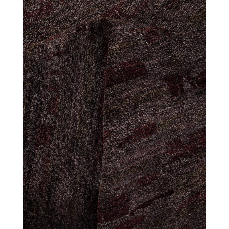 Vibrance, One-of-a-Kind Hand-Knotted Area Rug - Brown, 8' 10" x 12' 2" - 8' 10" x 12' 2"