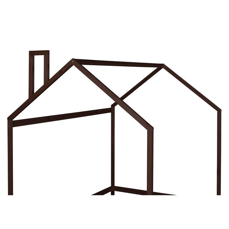 House Bed Frame Wood Bed