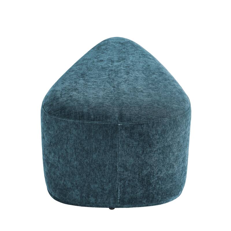 26" Footstools and Ottomans, Modern Fabric Pouf Ottoman