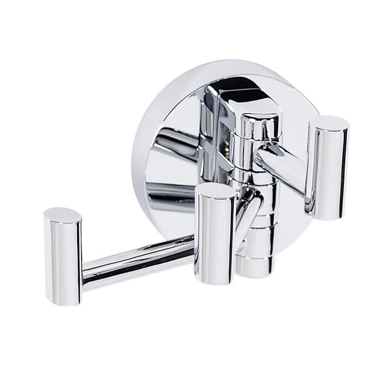 Alno Contemporary I Triple Pivoting Bathroom Towel / Robe Hook