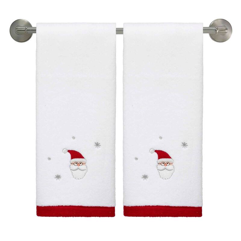 Avanti Linens Ho Ho Ho 2-Pack Fingertip Towel Set - Fingertip Towel 2pk Set