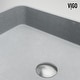 preview thumbnail 5 of 12, VIGO Cadman 21"L x 14"W Concrete Vessel Sink and Apollo 12"H Faucet Set
