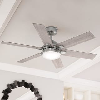 Hunter 52" Georgetown ENERGY STAR® Ceiling Fan w/ LED Light, Remote - Contemporary - Easy Install!